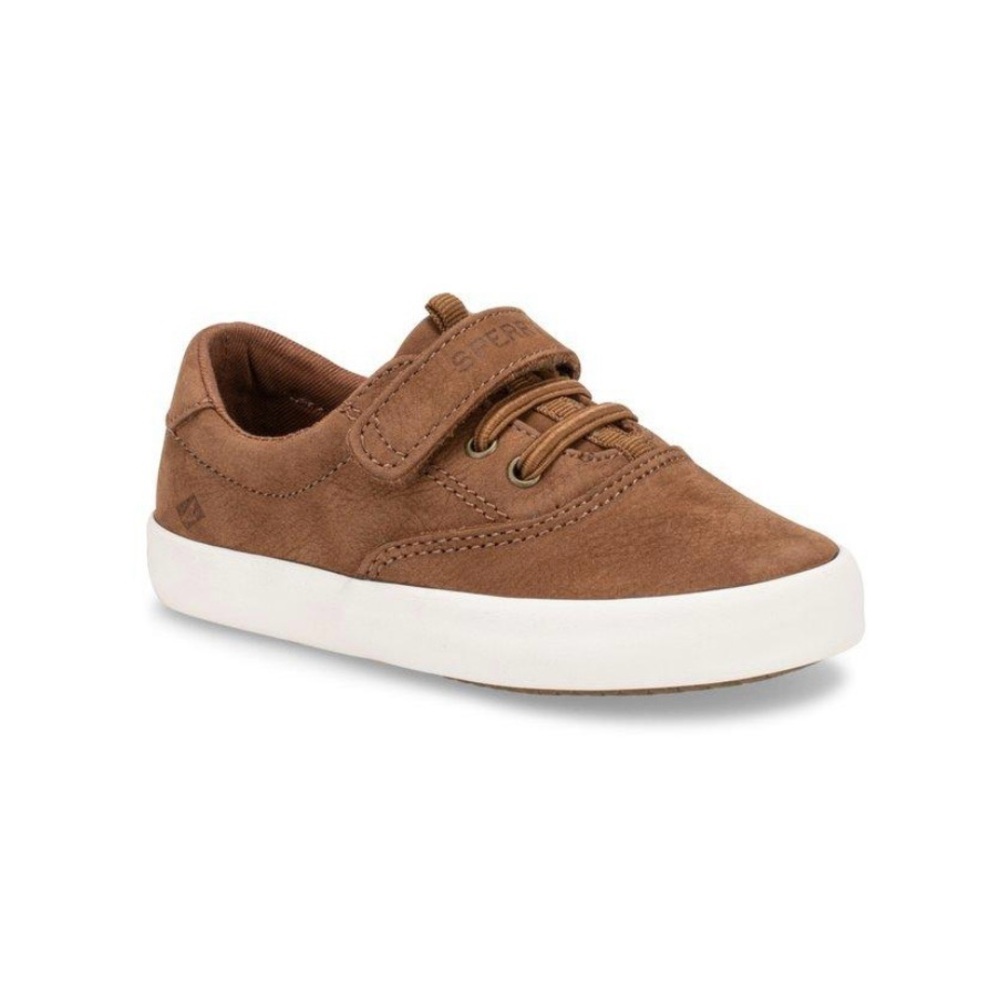 Boys Sperry Spinnaker washable Junior Brown/tan casual shoe size 5M